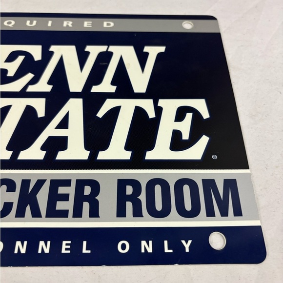 Penn State University PSU Nittany Lions Fan Metal Sign Man Cave 8.5x22 - Picture 3 of 6